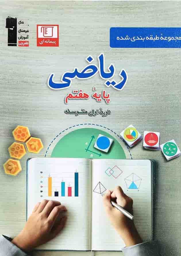 کتاب ریاضی هفتم سری طبقه بندی شده انتشارات کانون فرهنگی آموزش جلد