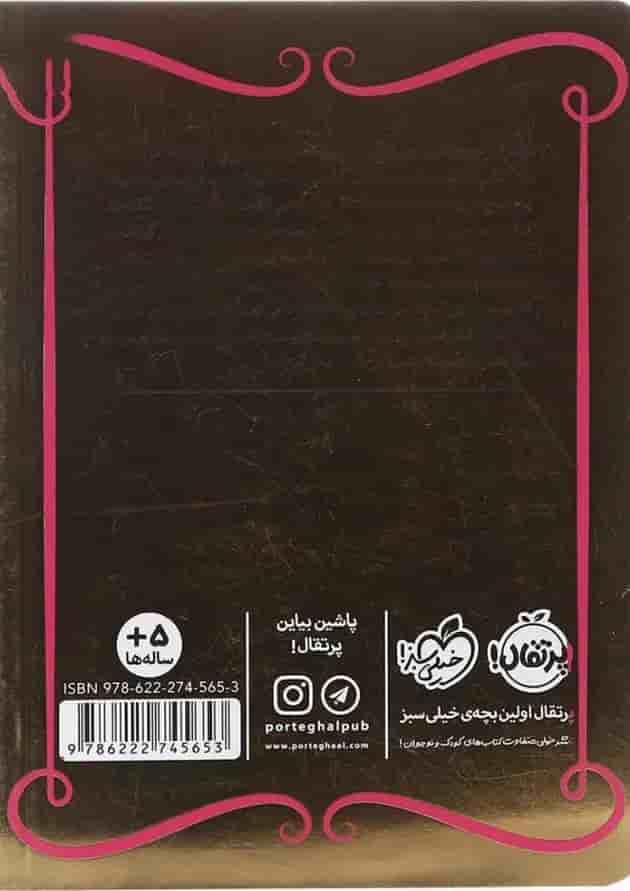 کتاب شاهزاده پری دریایی مجموعه شاهزاده سیاه پوش جلد 9 پشت جلد