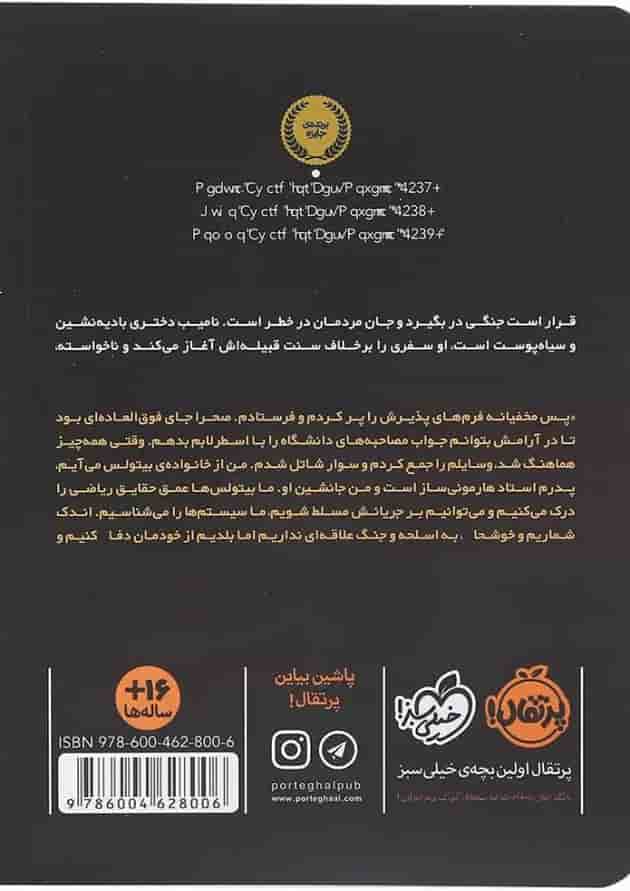 کتاب فرزند نامیب مجموعه بینتی جلد 1 پشت جلد