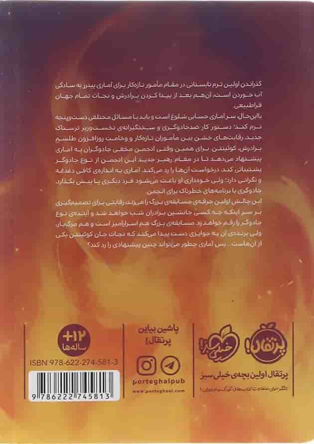 کتاب آماری و مسابقه بزرگ جلد 2 پشت جلد