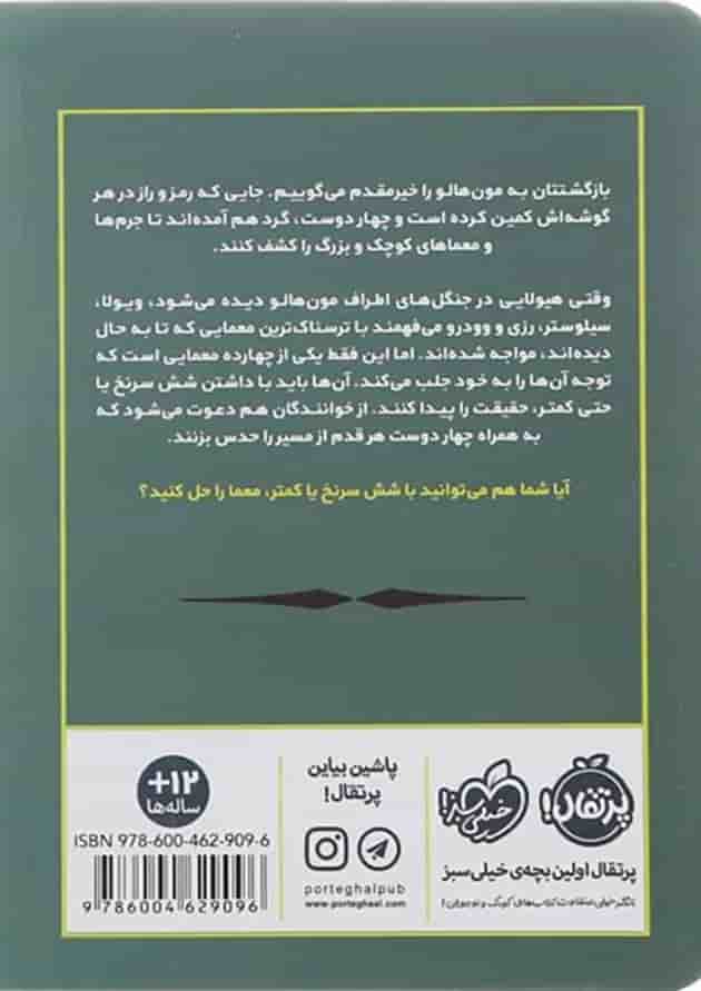 کتاب هیولا و تبهکار مجموعه علامت سوال ها جلد 3 پشت جلد