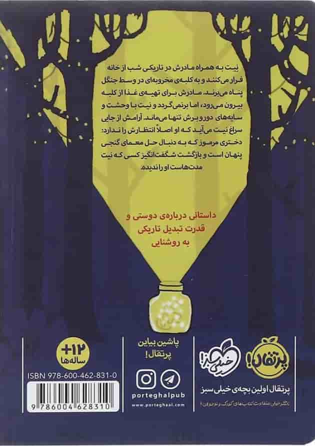 کتاب چراغ کوچکی برای شب پشت جلد
