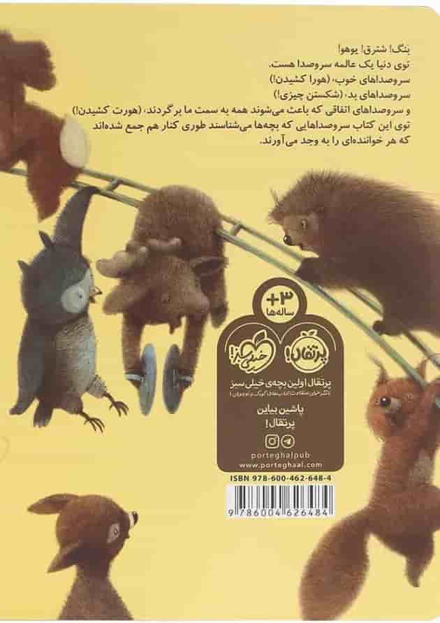 کتاب پر سر و صدا پشت جلد