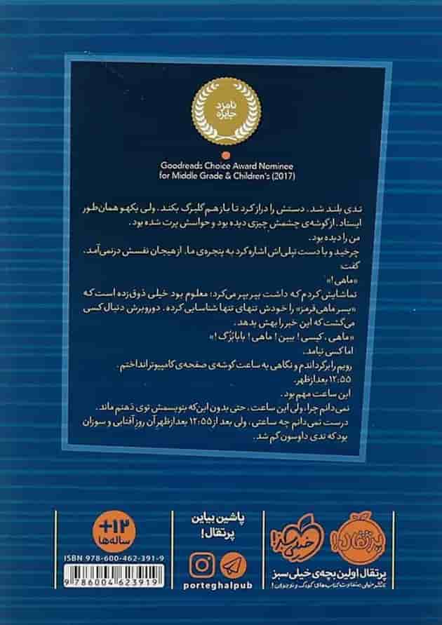 کتاب از پشت پنجره پشت جلد