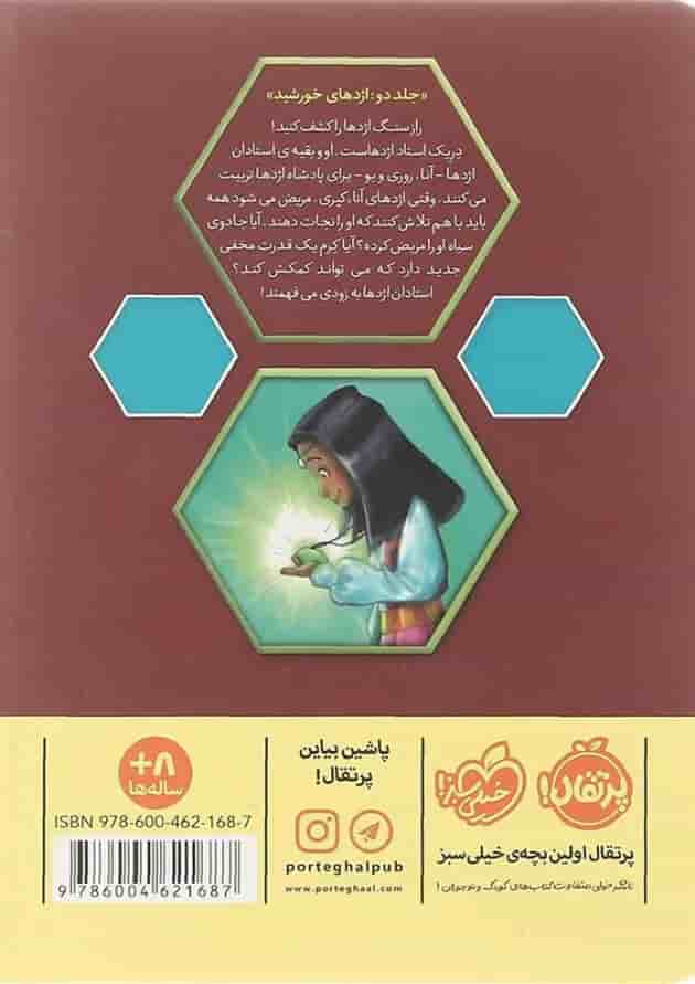 کتاب اژدهای خورشید مجموعه استاد اژدها جلد 2 پشت جلد