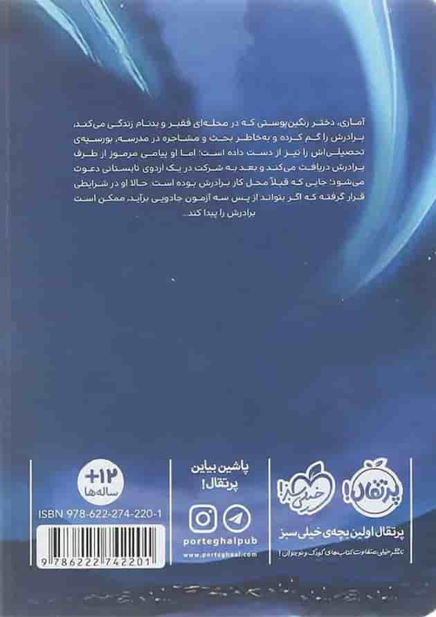 کتاب آماری و برادران شب جلد 1 پشت جلد