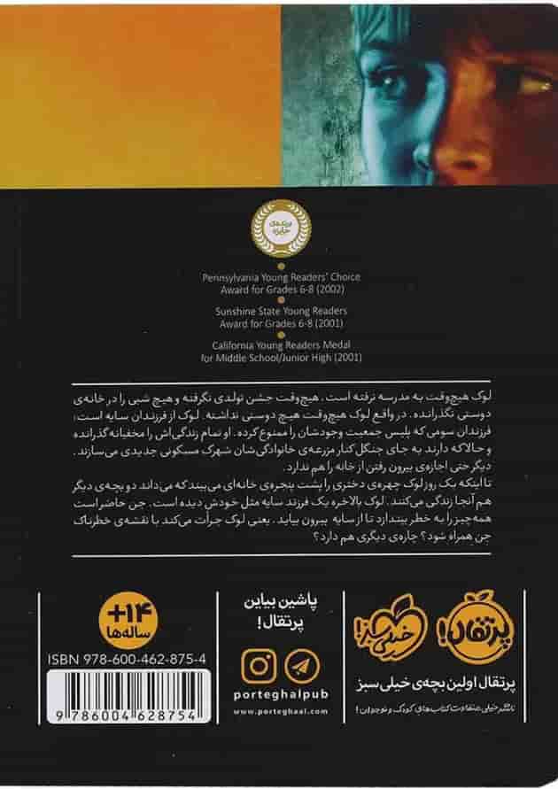 کتاب در دل سایه ها مجموعه فرزندان تاریکی جلد 1 پشت جلد