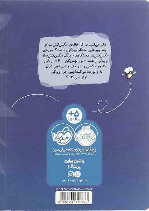 کتاب ویزگول و بزن لهش کن 6000 مجموعه مگسک و پسرک پشت جلد