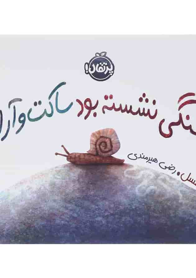 کتاب سنگی نشسته بود ساکت و آرام 