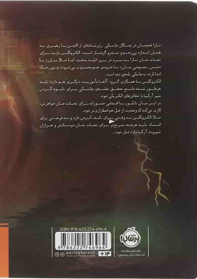 کتاب خائن مجموعه مایکل وی جلد 9 پشت جلد