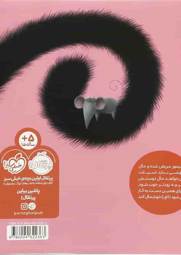 کتاب با تشکر از رفیق صمیمی مجموعه موش و گربه پشت جلد