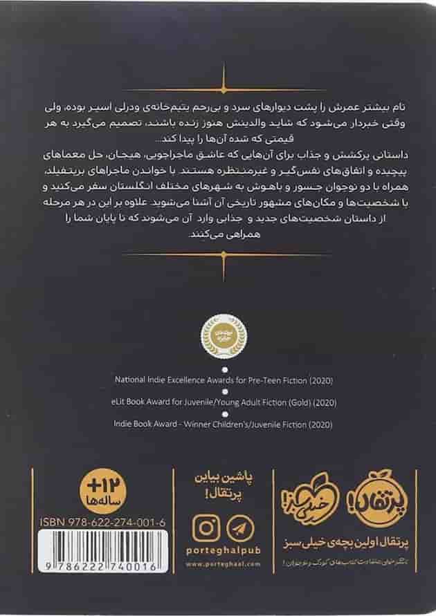 کتاب بریتفیلد و تاج گمشده جلد 1 پشت جلد