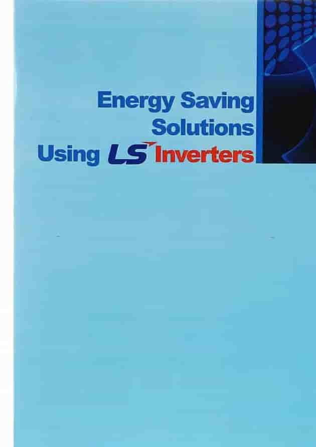 کتاب راهکارهای صرفه جویی در مصرف انرژی با اینورترهای LS کتاب راهکارهای صرفه جویی در مصرف انرژی با اینورترهای LS