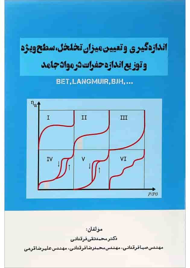 کتاب اندازه گیری و تعیین میزان تخلخل سطح ویژه و توزیع اندازه حفرات در مواد جامد کتاب اندازه گیری و تعیین میزان تخلخل سطح ویژه و توزیع اندازه حفرات در مواد جامد
