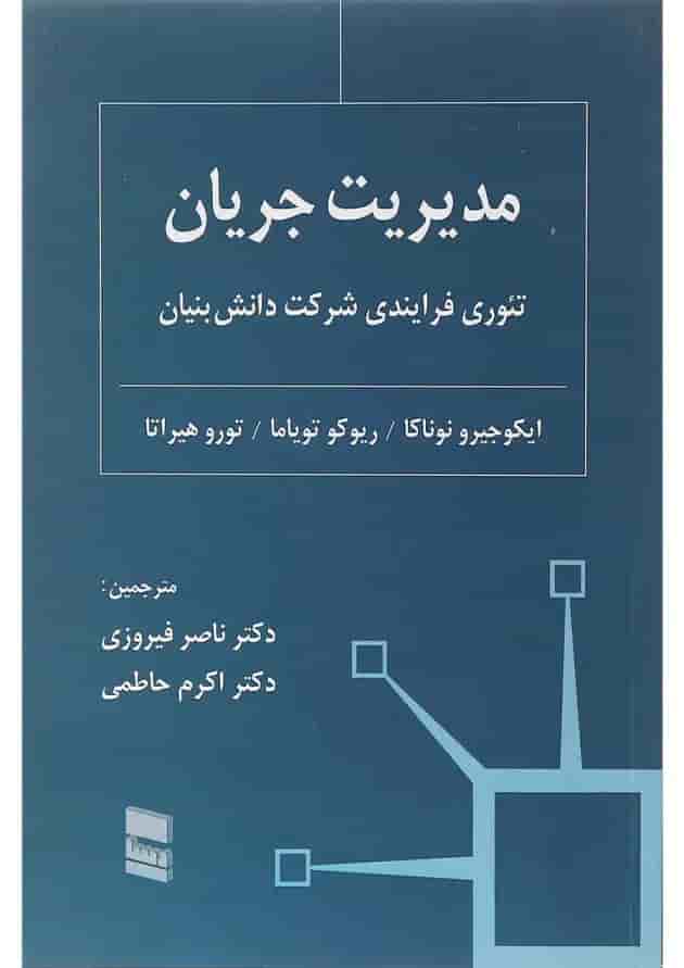 کتاب مدیریت جریان تئوری فرایندی شرکت دانش بنیان 
