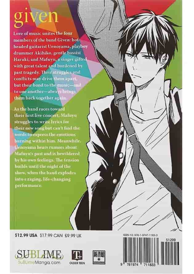 Given 2 Manga 