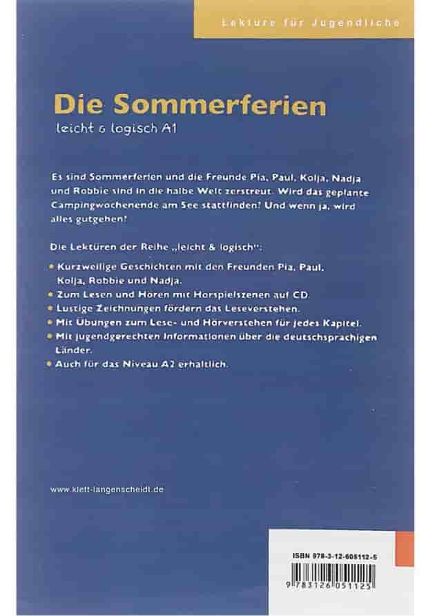 Die Sommerferien leicht & logisch Stufe A1 