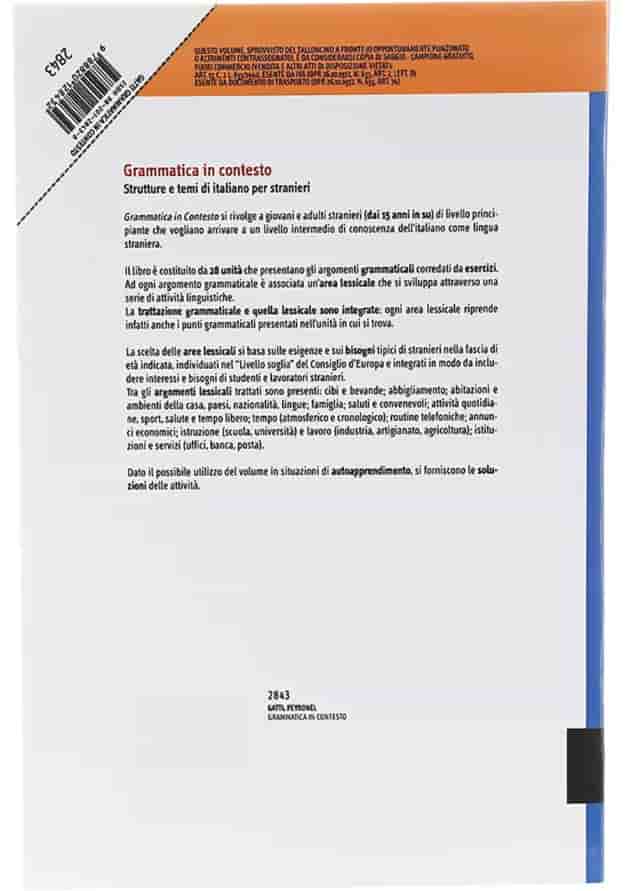 Grammatica in contesto A1-B1 