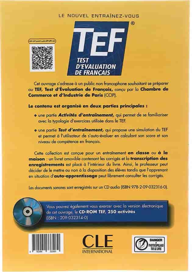 TEF Test d evaluation de francais 250 activites 