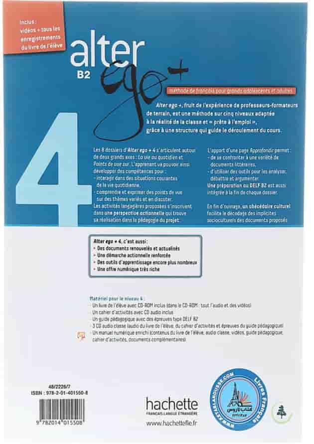 Alter Ego Plus 4 Livre de L'eleve + Cahier d'activites 