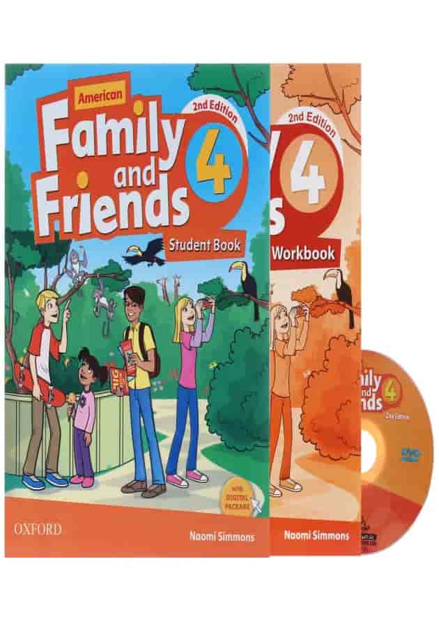 American Family and Friends 4 Second Edition Student's Book + Workbook 