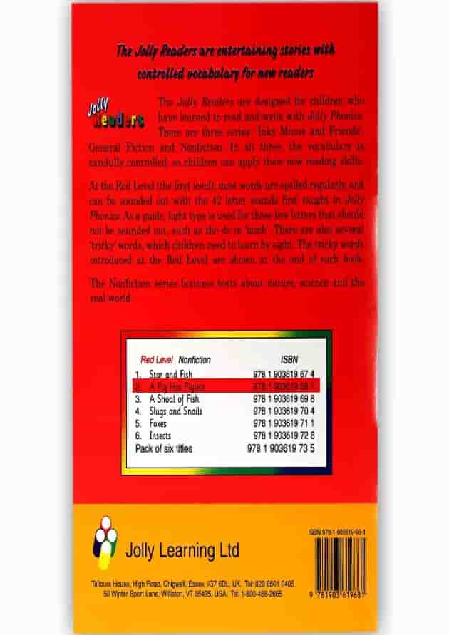 A pig has piglets Jolly Readers Red Level 