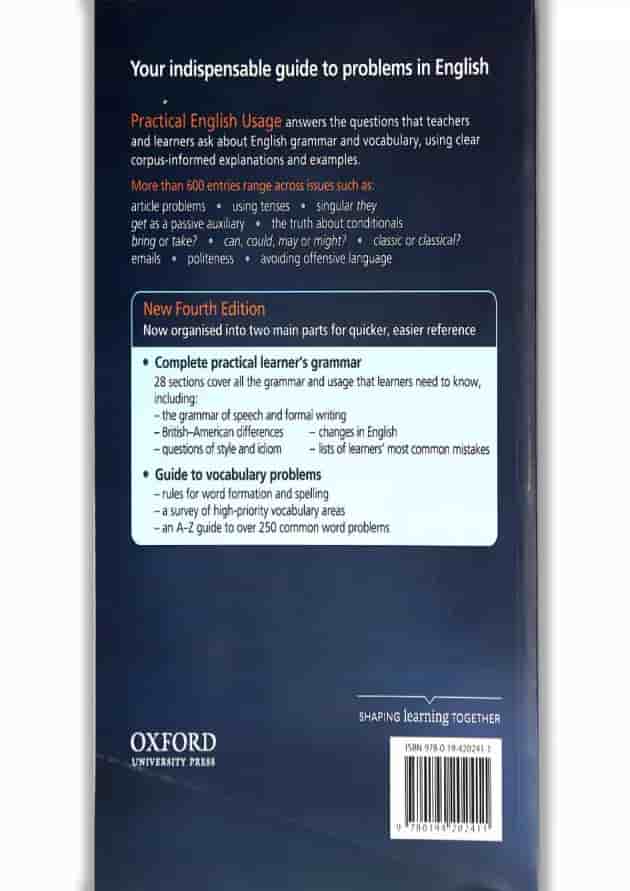 Practical English Usage Fourth Edition 
