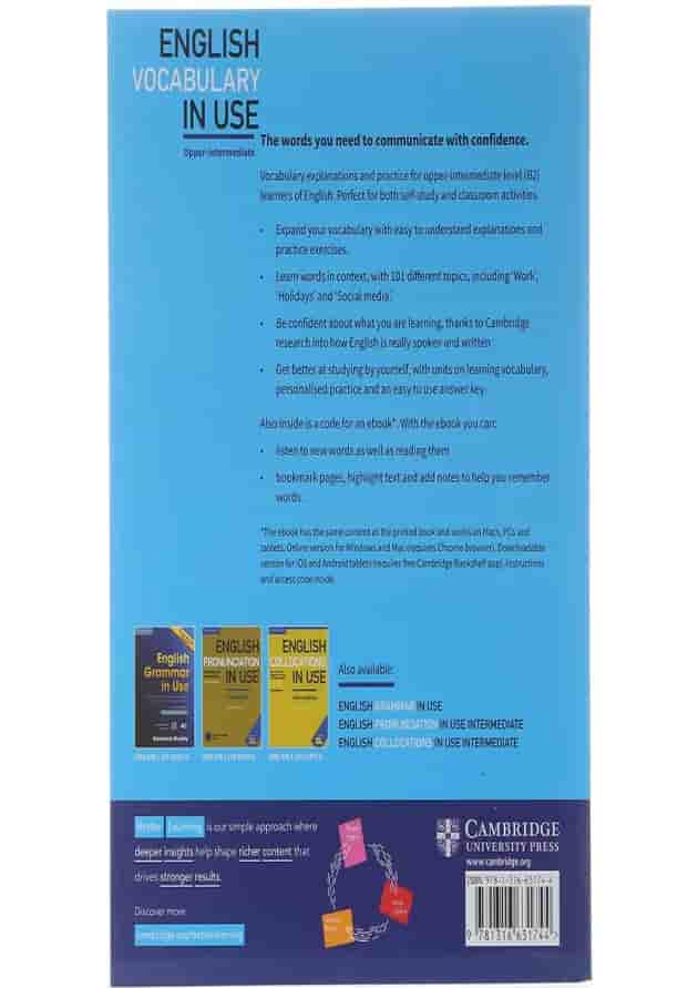 English Vocabulary in Use Upper Intermediate Fourth Edition 