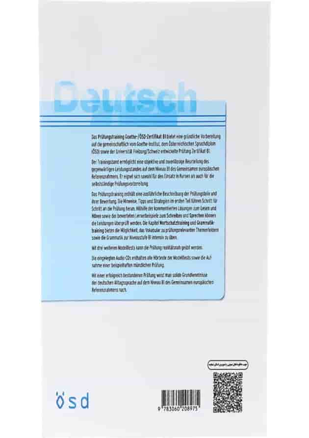 Deutsch Prufungstraining Goethe OSD Zertifikat B1 