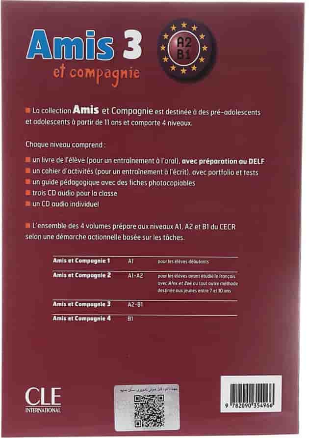 Amis 3 Livre de L'eleve + Cahier d'activites 