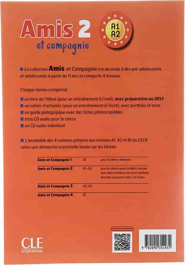 Amis 2 Livre de L'eleve + Cahier d'activites 