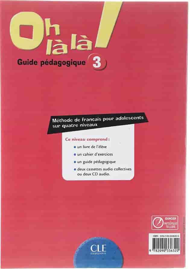Oh la la 3 Guide pedagogique 