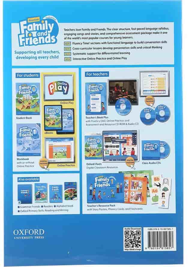American Family and Friends 1 Second Edition Student's Book + Workbook 