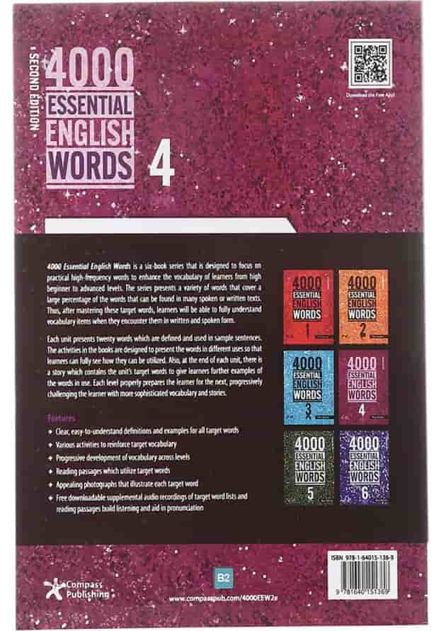 4000 Essential English Words 4 Second Edition Book 