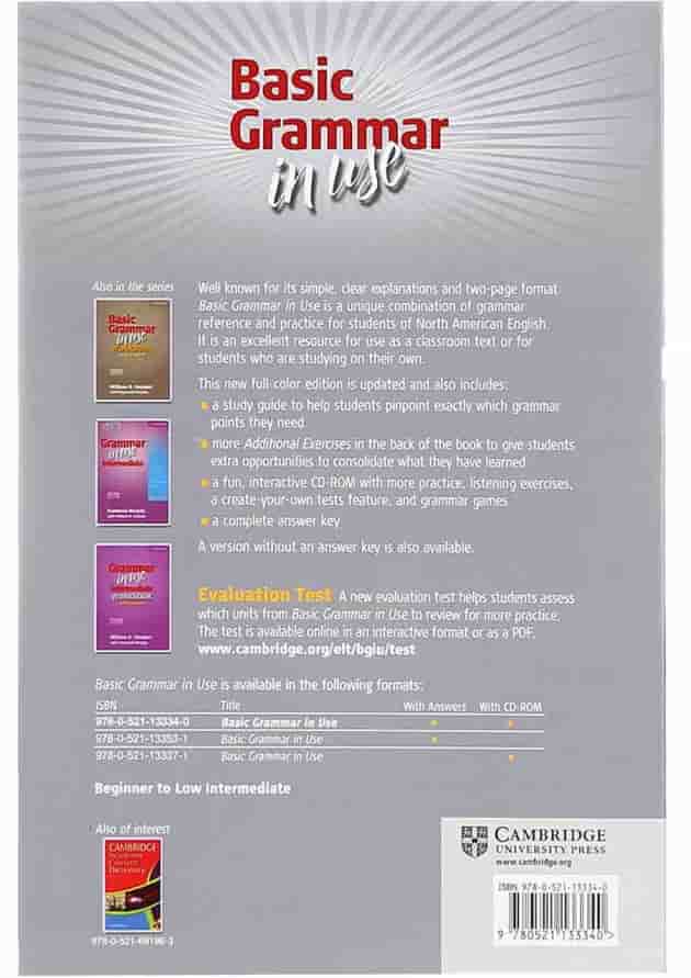 کتاب Grammar In Use Basic Third Edition 