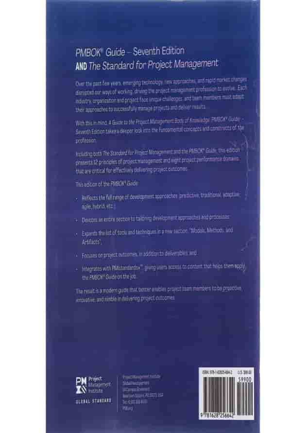 کتاب A Guide to the Project Management Body of Knowledge Seventh Edition 