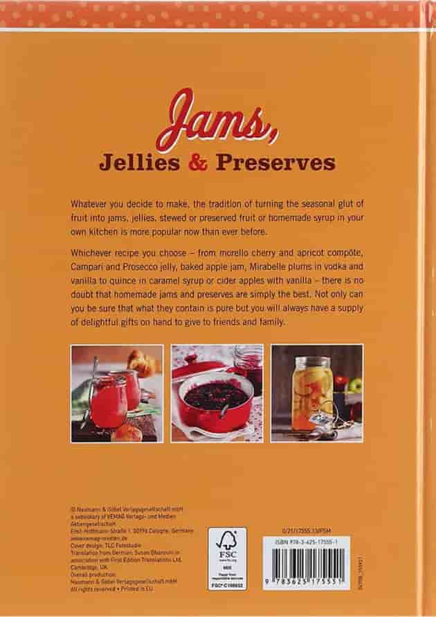 کتاب jams, jellies and preserves 