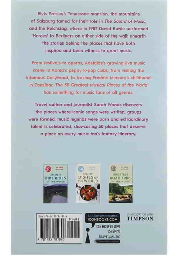 کتاب The 50 Greatest Musical Places of the World 