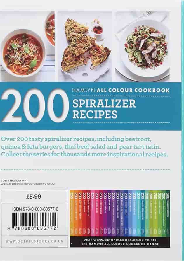 کتاب 200Spiralizer Recipes 