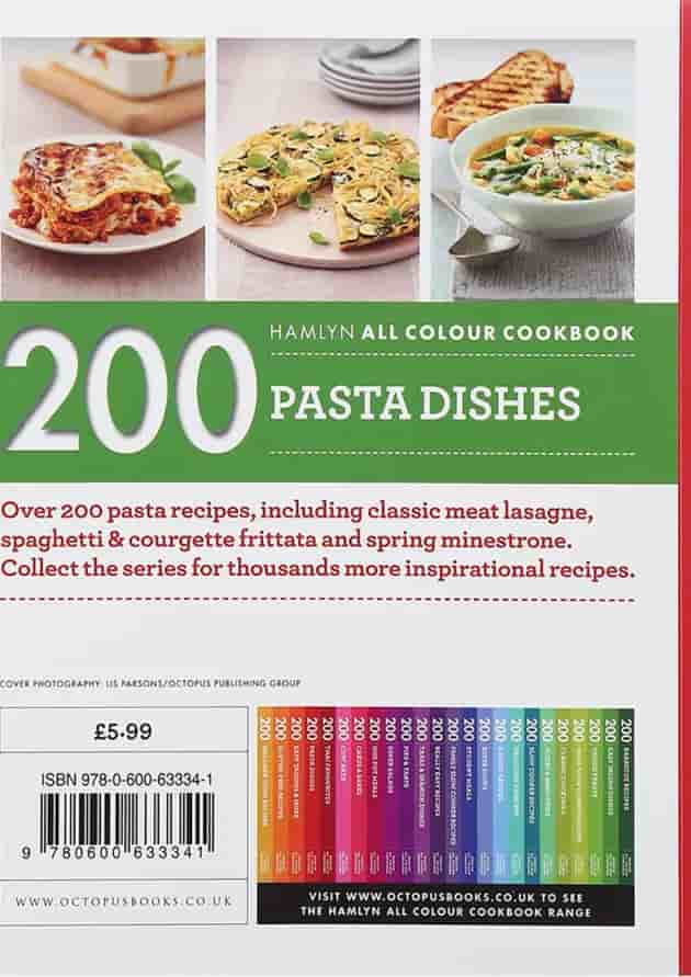کتاب 200Pasta Dishes 