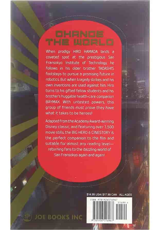 کتاب Disneys Big Hero 6 Cinestory کتاب Disneys Big Hero 6 Cinestory