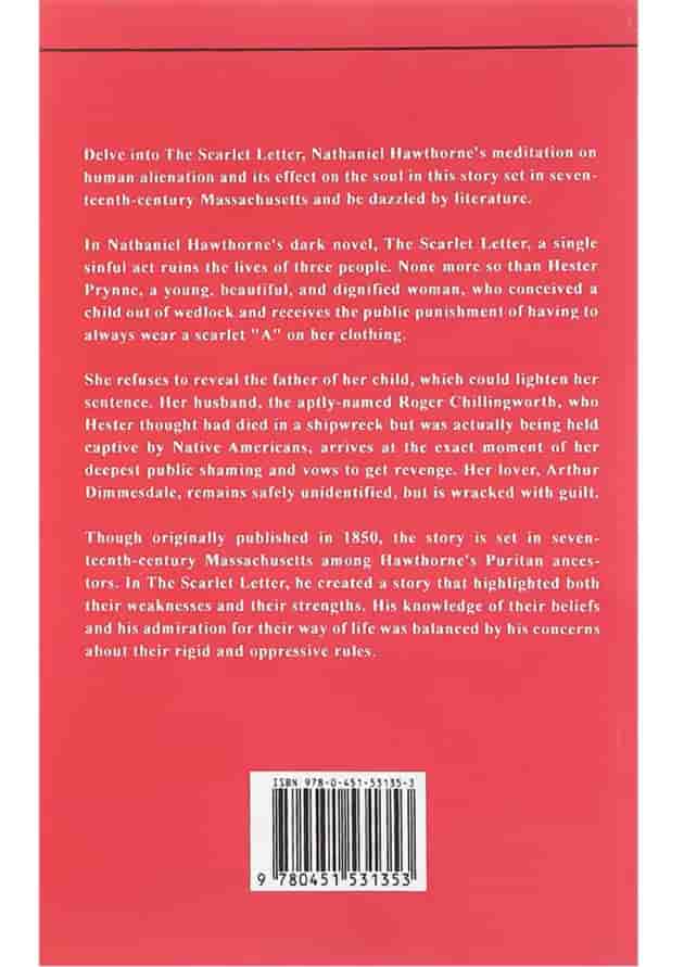 The Scarlet Letter The Scarlet Letter