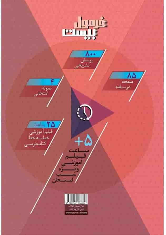 کتاب ریاضی هشتم سری فرمول بیست پشت جلد