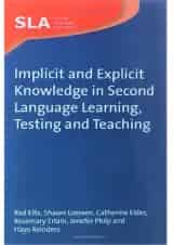 کتاب Implicit and Explicit Knowledge in Second Language Learning Testing and Teaching