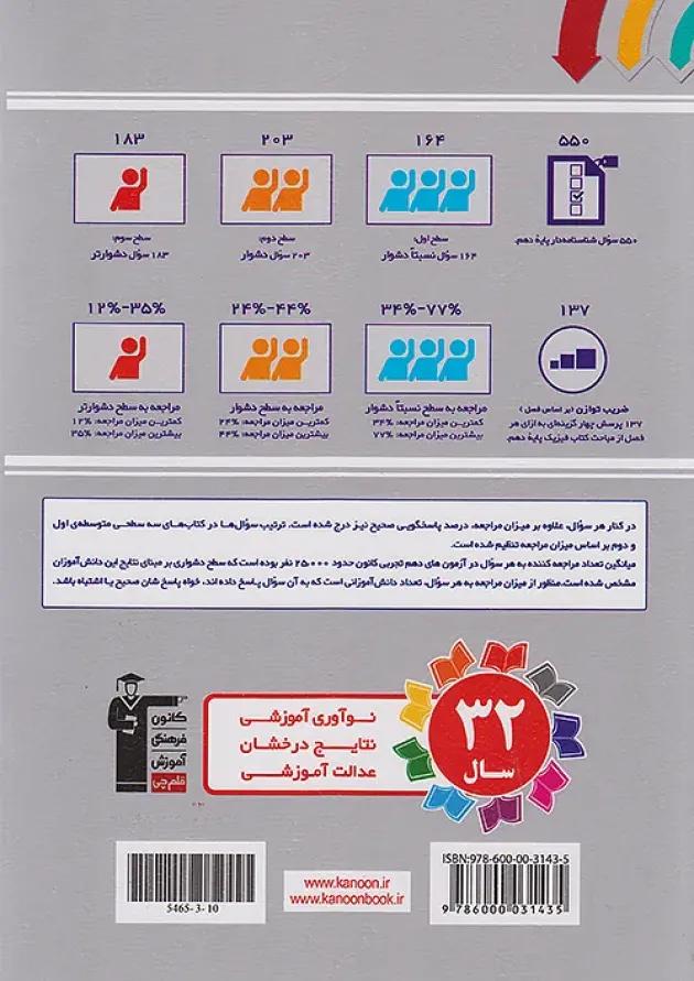 فیزیک دهم رشته تجربی سه سطحی قلم چی 