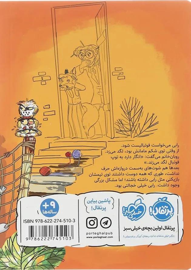 کتاب رابی فوتبالیست می شود مجموعه روبان خانم و نویسنده اش جلد 2 