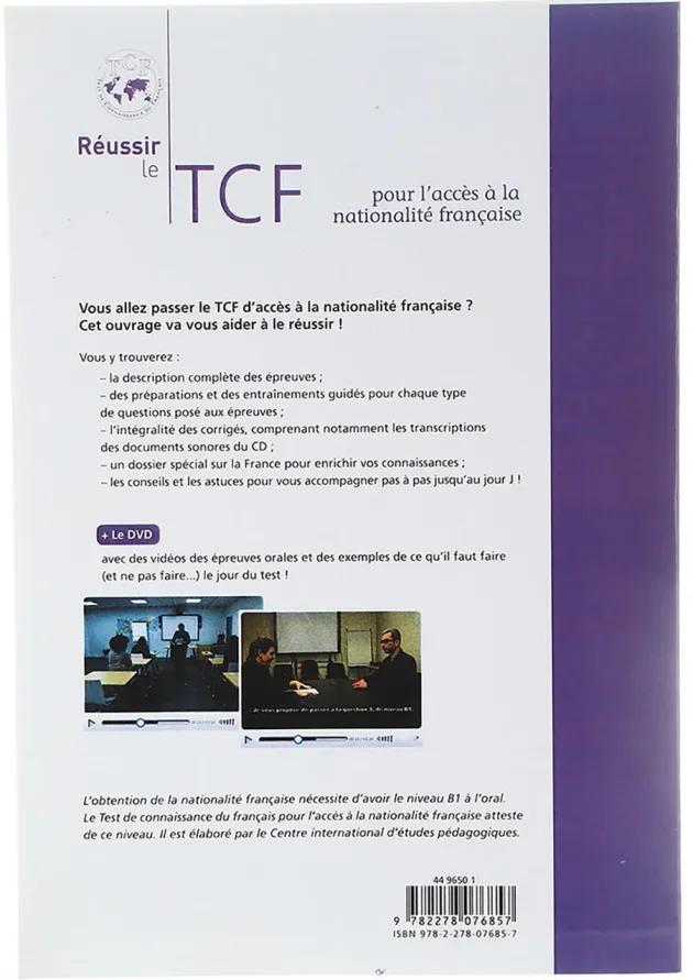 Reussir le TCF pour l'acces nationalite francaise Reussir le TCF pour l'acces nationalite francaise