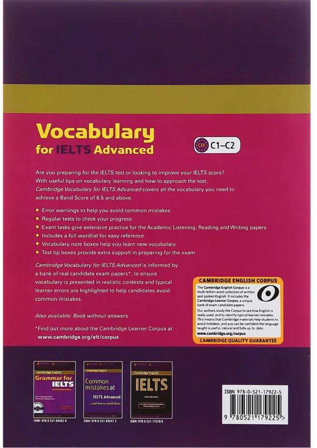 Cambridge Vocabulary for IELTS Advanced 