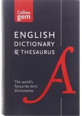 Collins Gem English Dictionary and Thesaurus