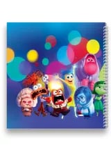 دفتر املا سیمی ( طرح inside out – همراه با جلد طلقی) سرمشق